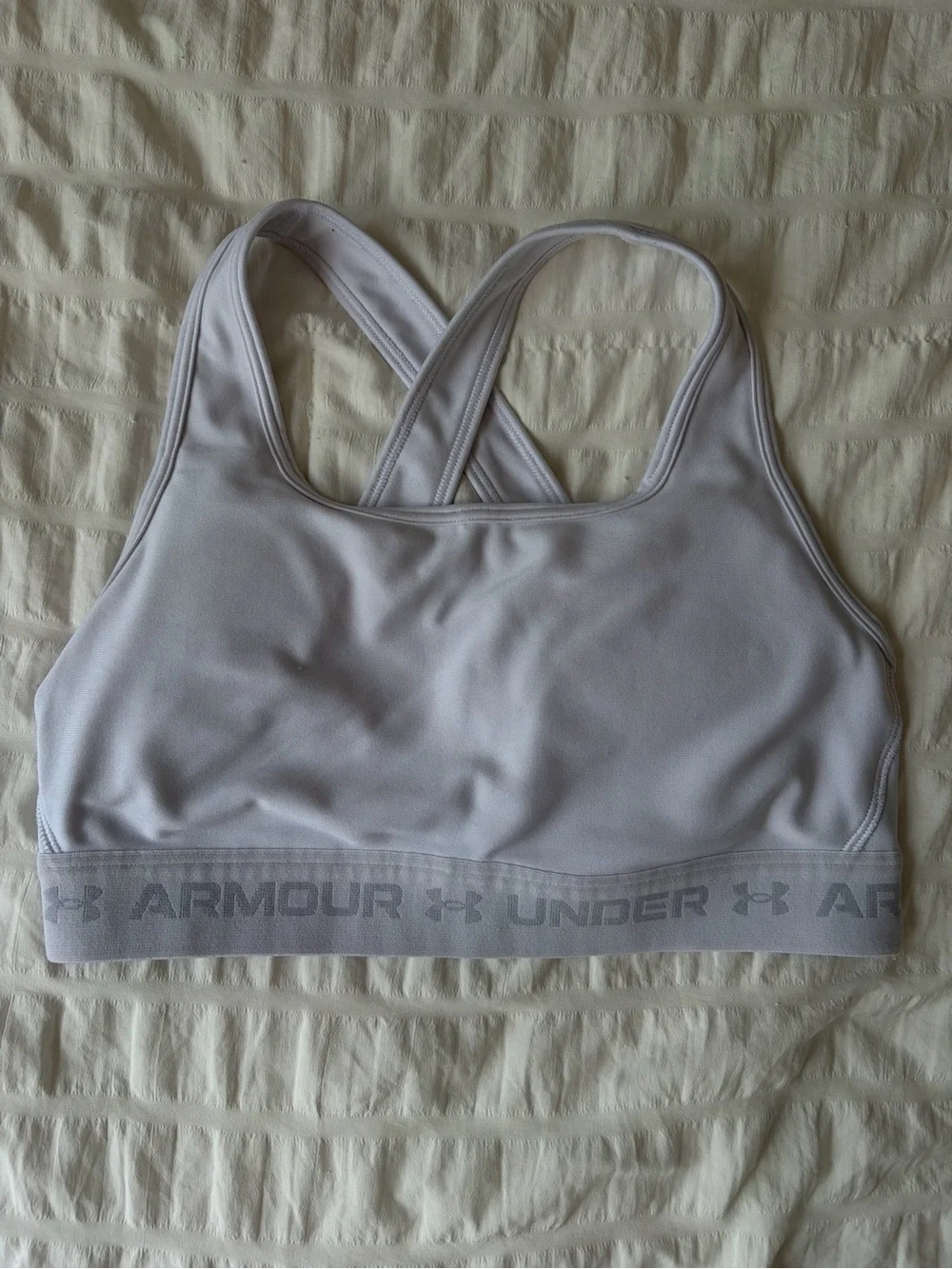 Under Armour Women’s White Crossback Sports Bra